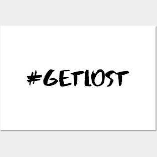 Get Lost Posters and Art